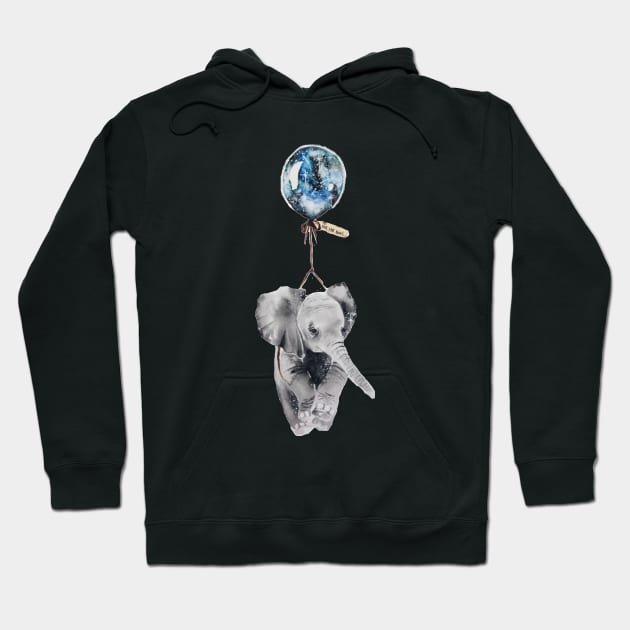 baby elephant Hoodie by Dorosh.art